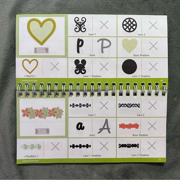 Cricut PAPER LACE shapes & font - Picture 9 of 12